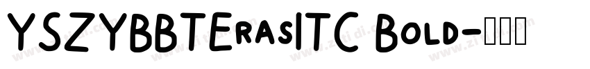 YSZYBBTErasITC Bold字体转换